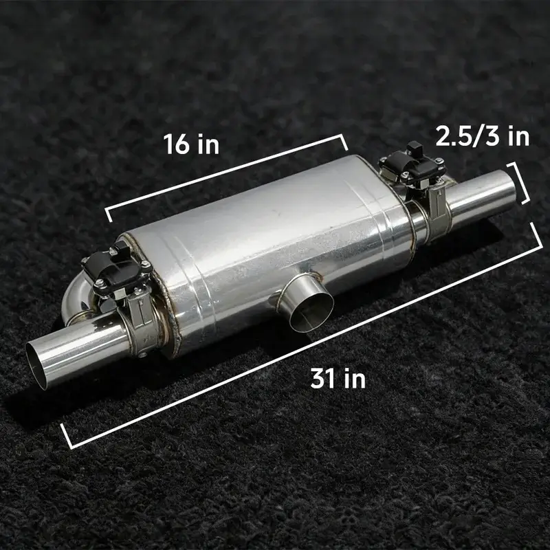 T-Drum Valved Muffler T-Drum Valved Muffler